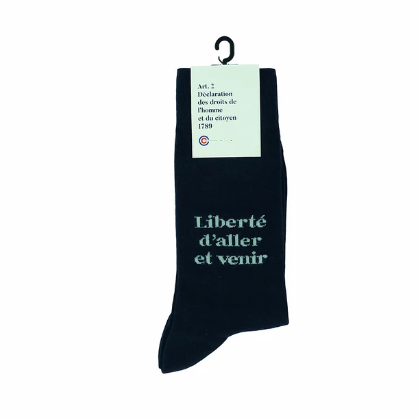 Chaussettes 40/45 Conseil Constitutionnel - Liberté D'aller Et Venir – Image 2