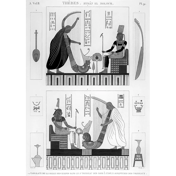 Tableaux - Salle Des Harpes