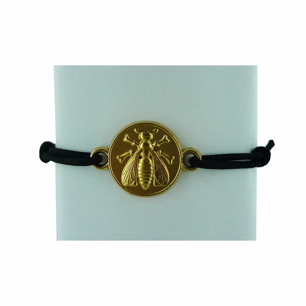 Bracelet Lien Ajustable Abeille – Image 2