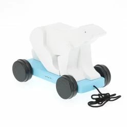 Jouet à Traîner Ours Blanc - François Pompon - Pompon Toys