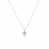 Collier-pendentif Fleur De Lys Strass