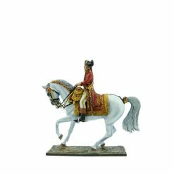 Figurine Napoléon à Cheval En Habit Rouge - Les Drapeaux De France