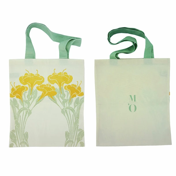 Sac Tote Bag Émile Bernaux - Décor Floral Art Nouveau – Image 3