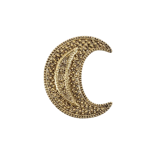 Broche Croissant D'or