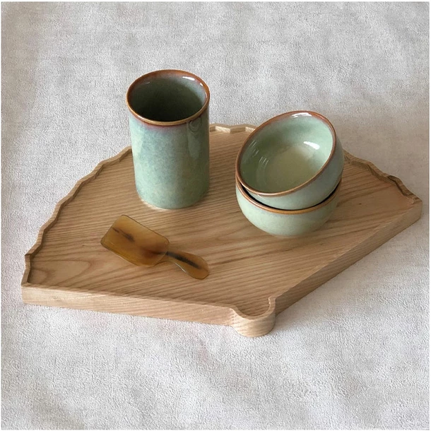 Plateau Éventail En Frêne - ZaoZam – Image 2