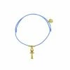 Bracelet élastique Avec Charm Égyptien - Croix De Vie - Bleu Ciel