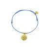 Bracelet élastique Avec Charm Égyptien - Œil - Bleu Ciel