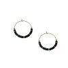 Boucles D'oreilles Créoles - Onyx