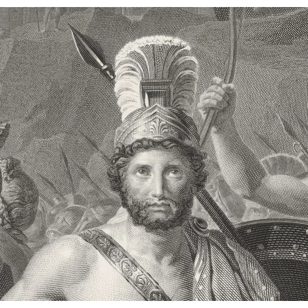 Léonidas Aux Thermopyles - Jacques-Louis David – Image 4