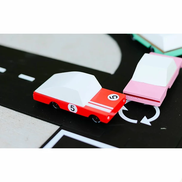 Voiture En Bois Candycar - Red Racer #5 - Candylab – Image 4