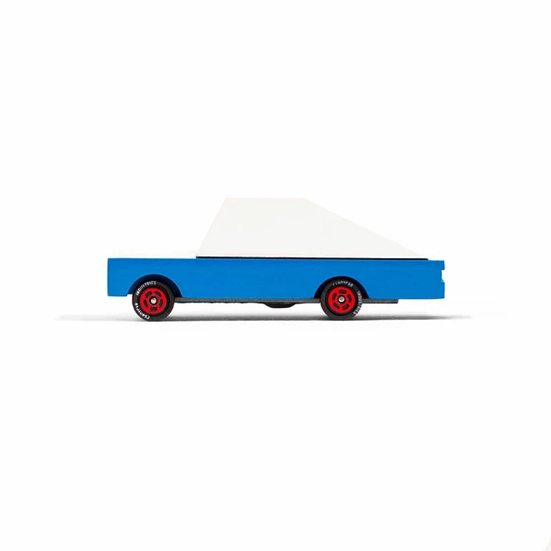 Voiture En Bois Candycar - Blue Racer #8 - Candylab – Image 2