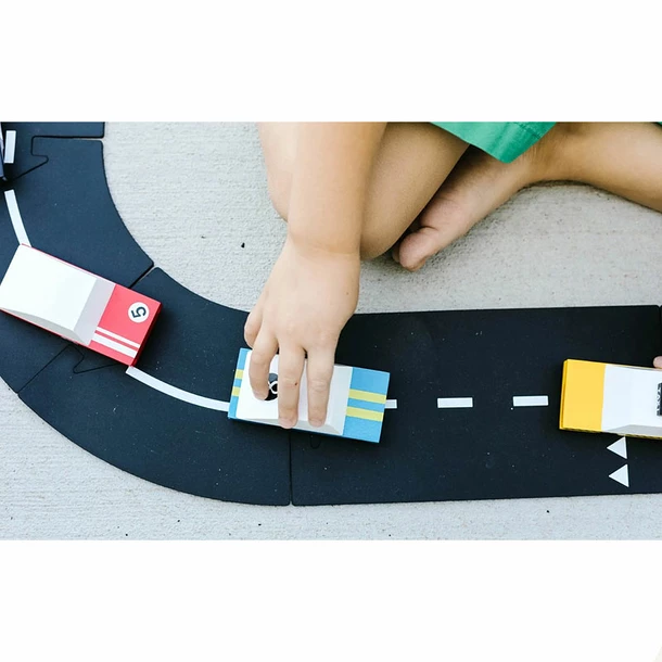 Voiture En Bois Candycar - Blue Racer #8 - Candylab – Image 5