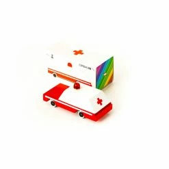 Voiture En Bois Candycar - Ambulance - Candylab