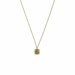 Collier-pendentif Égyptien Œil - Chaîne Boules 60cm