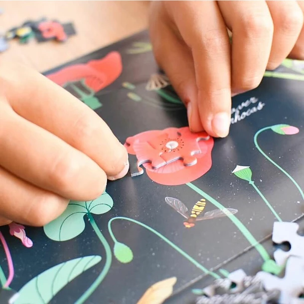 Puzzle éducatif Les Fleurs - 1000 Pièces - Poppik – Image 2