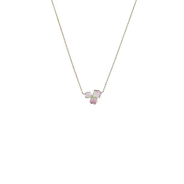 Collier Trèfle émaillé - Cécile Boccara – Image 3