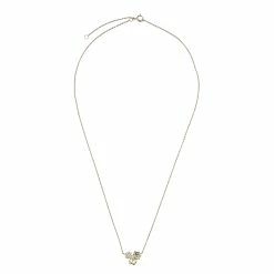 Collier Trèfle Avec Strass - Cécile Boccara
