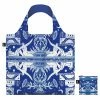 Sac Mark Conlan - Grèce Antique Bleu Et Blanc Recyclé - 50 X 42cm - Loqi