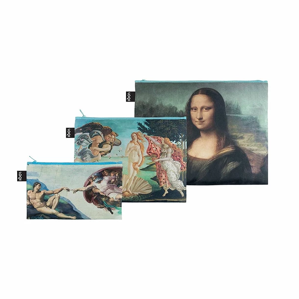 Lot De 3 Pochettes Recyclées Renaissance - Loqi