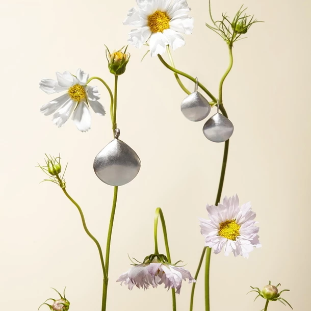 Boucles D'oreilles Coquille égyptienne - Argent 925 – Image 3