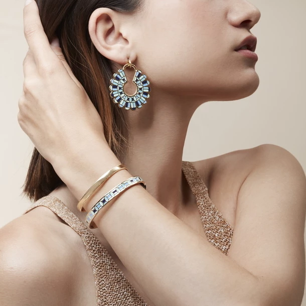 Bracelet Achéménide à Décor Cloisonné Parmys – Image 3