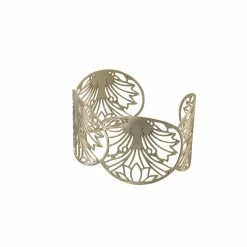 Bracelet Manchette Feuilles D'acanthe