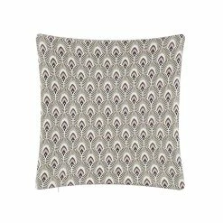 Housse De Coussin Art Nouveau Paon Rose - 36 X 36 Cm