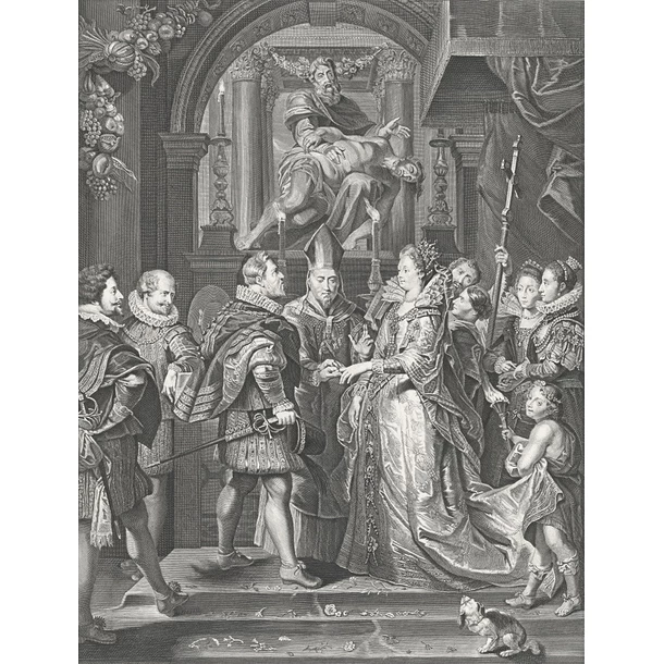 Le Mariage De Marie De Medicis - Antoine Trouvain