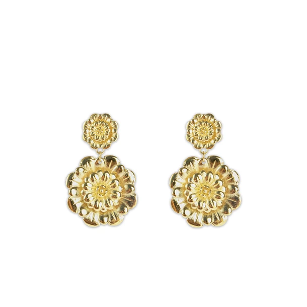 Boucles D'oreilles Rosace Grand Modèle – Image 2