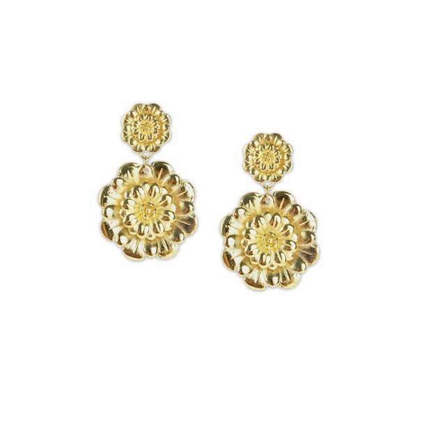 Boucles D'oreilles Rosace Grand Modèle