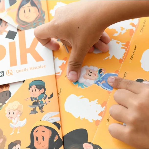 Poster Pédagogique Femmes Célèbres + 46 Stickers - Poppik – Image 4