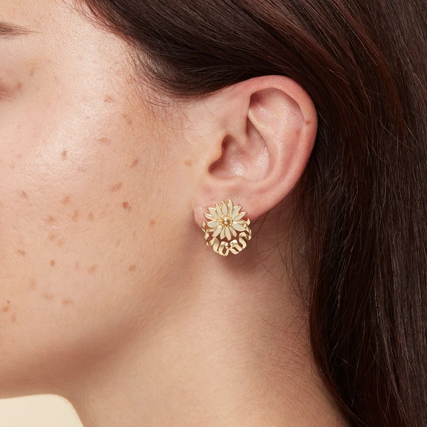 Boucles D'oreilles Galerie Des Modes Marguerite – Image 3