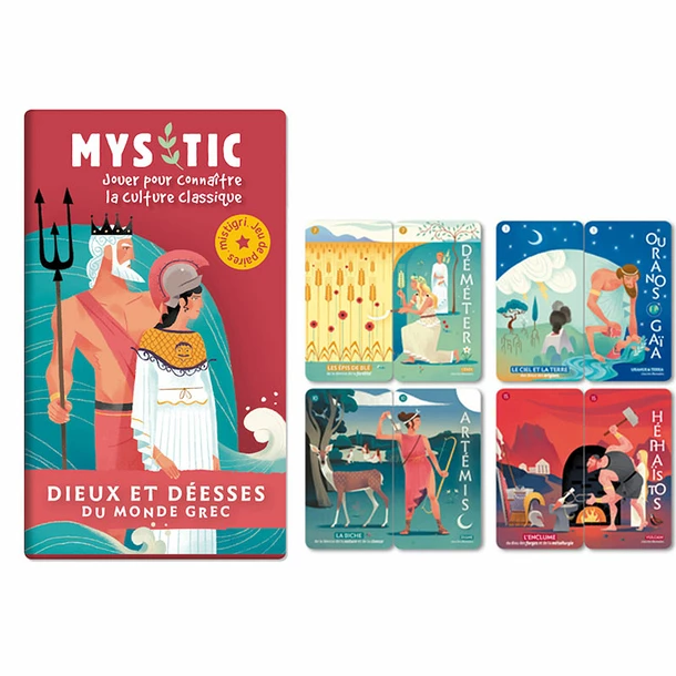 Jeu De Paires Mistigri Dieux Et Déesses Du Monde Grec - Éditions La Caverne