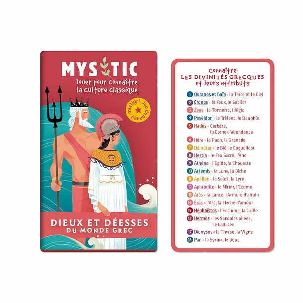 Jeu De Paires Mistigri Dieux Et Déesses Du Monde Grec - Éditions La Caverne – Image 3