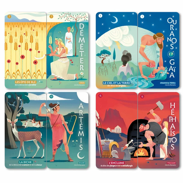 Jeu De Paires Mistigri Dieux Et Déesses Du Monde Grec - Éditions La Caverne – Image 4
