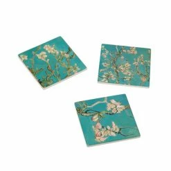 Set De 3 Sous-verres En Céramique Vincent Van Gogh - Amandier En Fleurs - Van Gogh Museum Amsterdam®
