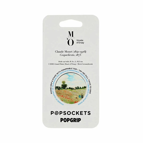 Poignée/support Pour Téléphone Claude Monet - Coquelicots - PopSockets