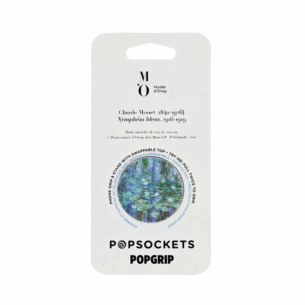 Poignée/support Pour Téléphone Claude Monet - Nymphéas Bleus - PopSockets