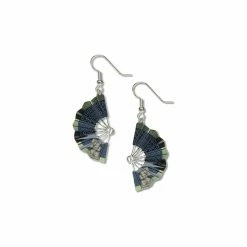 Boucles D'oreilles Éventail Kimono - Shimomura Tamahiro