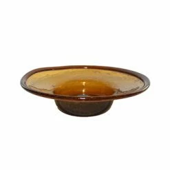 Coupelle Plate Ambre