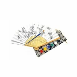 Kit Éventail à Peindre Pour Enfant Cerisier