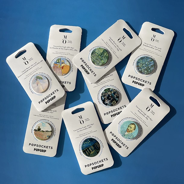 Poignée/support Pour Téléphone Claude Monet - Coquelicots - PopSockets – Image 4