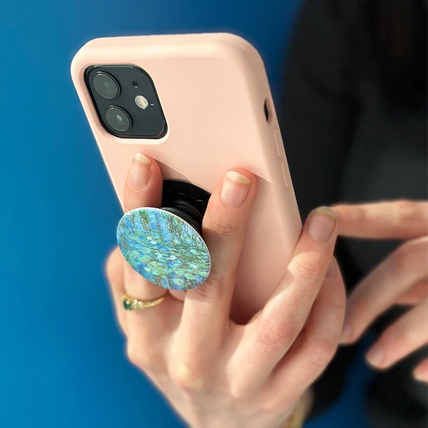 Poignée/support Pour Téléphone Claude Monet - Nymphéas Bleus - PopSockets – Image 4