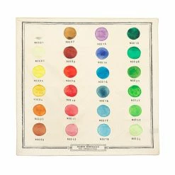 Carré De Soie Gamme De Couleurs Marin Montagut - 90x90 Cm