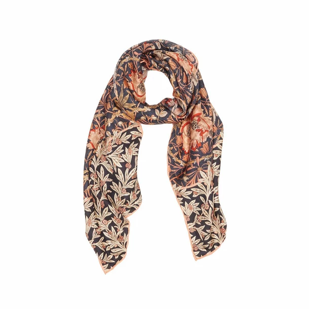 Foulard En Soie Chèvrefeuille William Morris - V&A