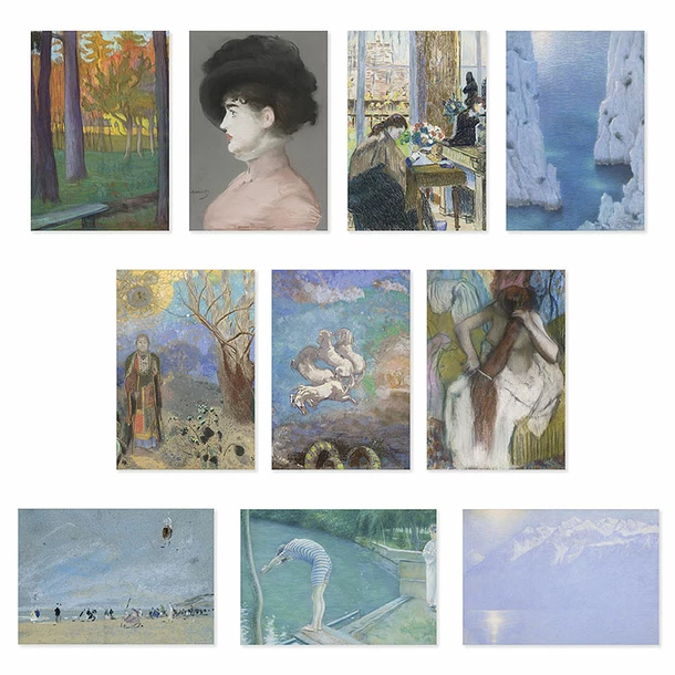 Lot De 10 Cartes Postales - Pastels Du Musée D'Orsay, De Millet à Redon – Image 3