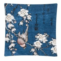 Housse De Coussin Katsushika Hokusai - Bouvreuil Et Cerisier - 40x40 Cm