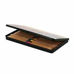 Boîte De 12 Crayons De Couleurs Claude Monet - Vue Générale De Rouen, 1892