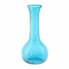 Vase Col Simple En Verre Soufflé Turquoise