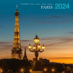 Calendrier 2024 Paris - 30 X 30 Cm